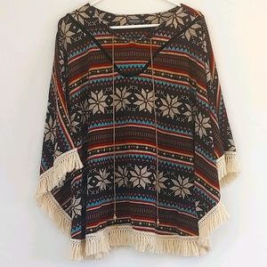 Boho Poncho Earthbound Trading Co